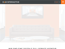 Tablet Screenshot of d-b-interactive.com